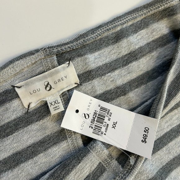 Lou & Grey Striped Top (NWT) - Picture 7 of 8